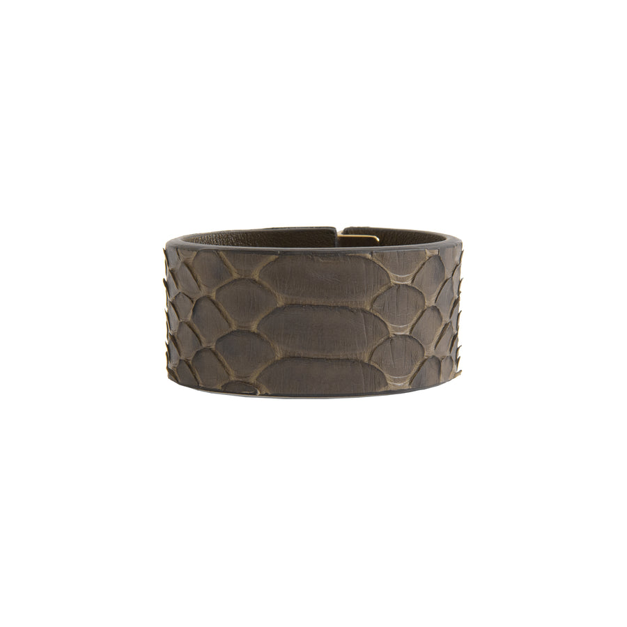 Oxford Python Cocoa Bracelet